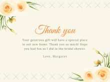 99 Customize Thank You Card Template For Bridal Shower For Free for Thank You Card Template For Bridal Shower