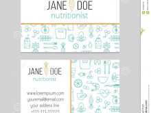 99 Format Business Card Template Dietitian Now by Business Card Template Dietitian