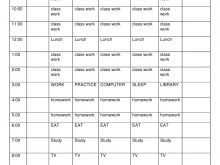 99 Free Interview Schedule Template Research Now by Interview Schedule Template Research