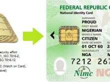 99 Free Nigerian National Id Card Template for Ms Word with Nigerian National Id Card Template