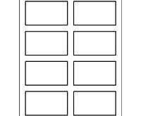 99 Free Place Card Template 8 Per Sheet in Word for Place Card Template 8 Per Sheet