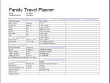 99 Free Printable Family Trip Agenda Template for Ms Word for Family Trip Agenda Template