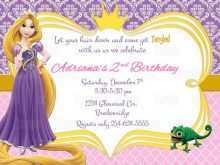 99 Free Rapunzel Birthday Card Template Templates by Rapunzel Birthday Card Template