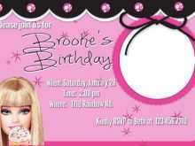 99 How To Create Birthday Card Template Barbie Now by Birthday Card Template Barbie