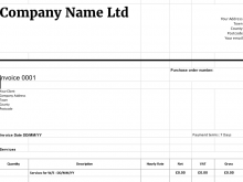 99 Online Company Invoice Template Uk Maker with Company Invoice Template Uk