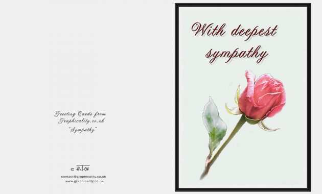 99 Online Sympathy Card Template Free Templates By Sympathy Card Template Free Cards Design Templates