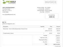 99 Printable Personal Sales Invoice Template Formating for Personal Sales Invoice Template