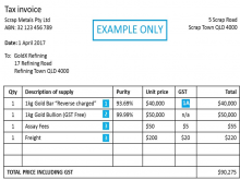 99 Printable Tax Invoice Format For Reverse Charge For Free with Tax Invoice Format For Reverse Charge