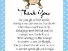 99 Printable Thank You Card Template Baby Gift in Photoshop for Thank You Card Template Baby Gift
