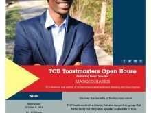 99 Printable Toastmasters Open House Flyer Template For Free with Toastmasters Open House Flyer Template