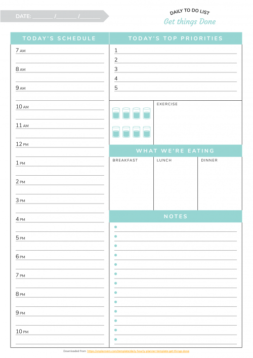99 Report Simple Daily Agenda Template For Free with Simple Daily Agenda Template