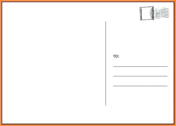 Free 4 Up Printable 4x6 Postcard Template