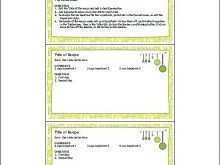 99 Standard Index Card Template For Word 2016 With Stunning Design with Index Card Template For Word 2016