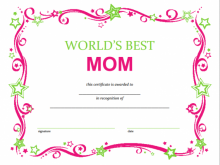 99 Standard Mother S Day Gift Card Template Templates with Mother S Day Gift Card Template