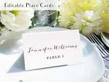 99 Standard Name Card Template For Table Settings Formating with Name Card Template For Table Settings