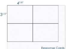 99 Standard Response Card Template 2 Per Page in Word for Response Card Template 2 Per Page