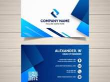 Name Card Design Template Cdr