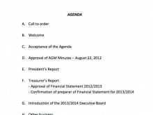 99 The Best Template Of Agm Agenda Download with Template Of Agm Agenda