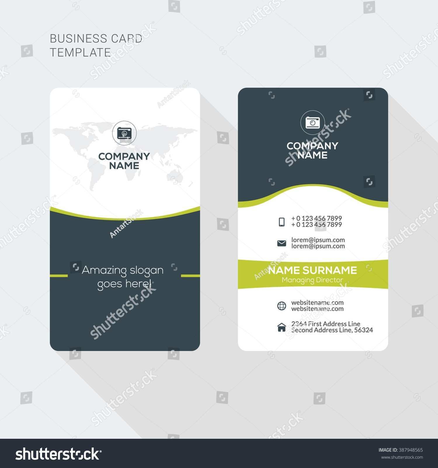 99 Visiting Double Sided Id Card Template Word PSD File with Double Sided Id Card Template Word