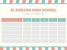99 Visiting High School Class Schedule Template For Free with High School Class Schedule Template