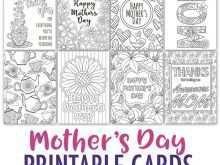 99 Visiting Mother Day Card Template Printable for Ms Word with Mother Day Card Template Printable