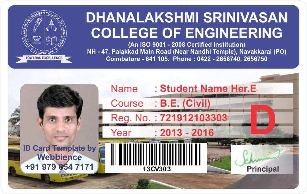 99 Visiting Student Id Card Template Online Now by Student Id Card Template Online