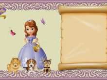11 Customize Our Free Sofia The First Invitation Blank Template in Photoshop with Sofia The First Invitation Blank Template