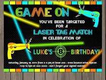 Einladungskarten lasertag kostenlos drucken
