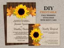 12 Creating Sunflower Wedding Invitation Template Templates for Sunflower Wedding Invitation Template