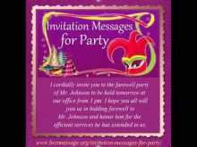 12 Free Invitation Card Example For Party for Ms Word for Invitation Card Example For Party