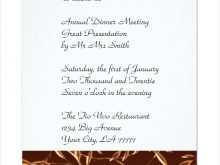 12 The Best Invitation To Business Dinner Example in Word by Invitation To Business Dinner Example