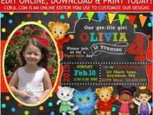 13 Customize Our Free Daniel Tiger Birthday Invitation Template Maker with Daniel Tiger Birthday Invitation Template