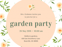 13 How To Create Garden Party Invitation Template for Ms Word for Garden Party Invitation Template