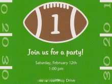 14 Format Football Party Invitation Template Maker with Football Party Invitation Template