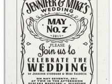 14 How To Create Jack Daniels Wedding Invitation Template Templates by Jack Daniels Wedding Invitation Template