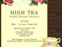 14 Online High Tea Invitation Template Blank in Word by High Tea Invitation Template Blank