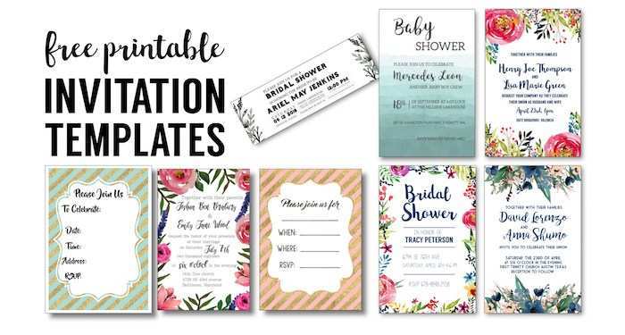 14 Printable Party Invitation Template Free in Word by Party Invitation Template Free
