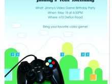 14 The Best Free Video Game Birthday Invitation Template Maker with Free Video Game Birthday Invitation Template