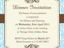 15 Free Formal Dinner Invitation Example With Stunning Design with Formal Dinner Invitation Example