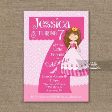 15 Free Printable Example Of Invitation Card For 7Th Birthday in Photoshop by Example Of Invitation Card For 7Th Birthday
