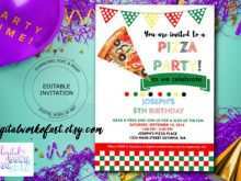 15 Free Printable Pizza Party Invitation Template Photo by Pizza Party Invitation Template