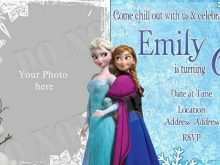 15 How To Create Elsa Birthday Invitation Template Now with Elsa Birthday Invitation Template