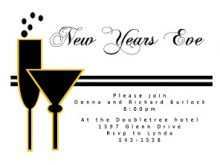 15 Online New Year Party Invitation Template For Free with New Year Party Invitation Template