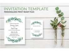 15 Printable Eucalyptus Wedding Invitation Template With Stunning Design with Eucalyptus Wedding Invitation Template