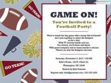 15 Report Football Party Invitation Template With Stunning Design by Football Party Invitation Template