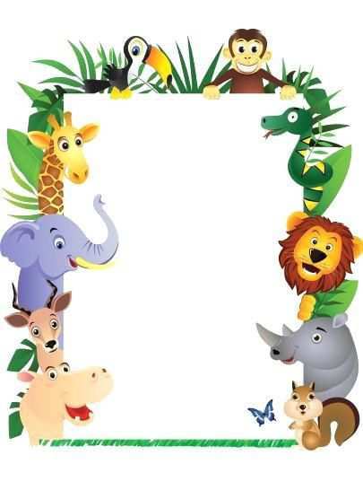 16 Blank Jungle Theme Birthday Invitation Template Free With Stunning ...