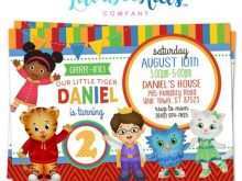 16 Create Daniel Tiger Birthday Invitation Template Layouts with Daniel Tiger Birthday Invitation Template