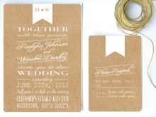 16 Creative Kraft Paper Wedding Invitation Template Maker with Kraft Paper Wedding Invitation Template