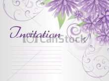 16 Customize Floral Blank Invitation Template Now with Floral Blank Invitation Template