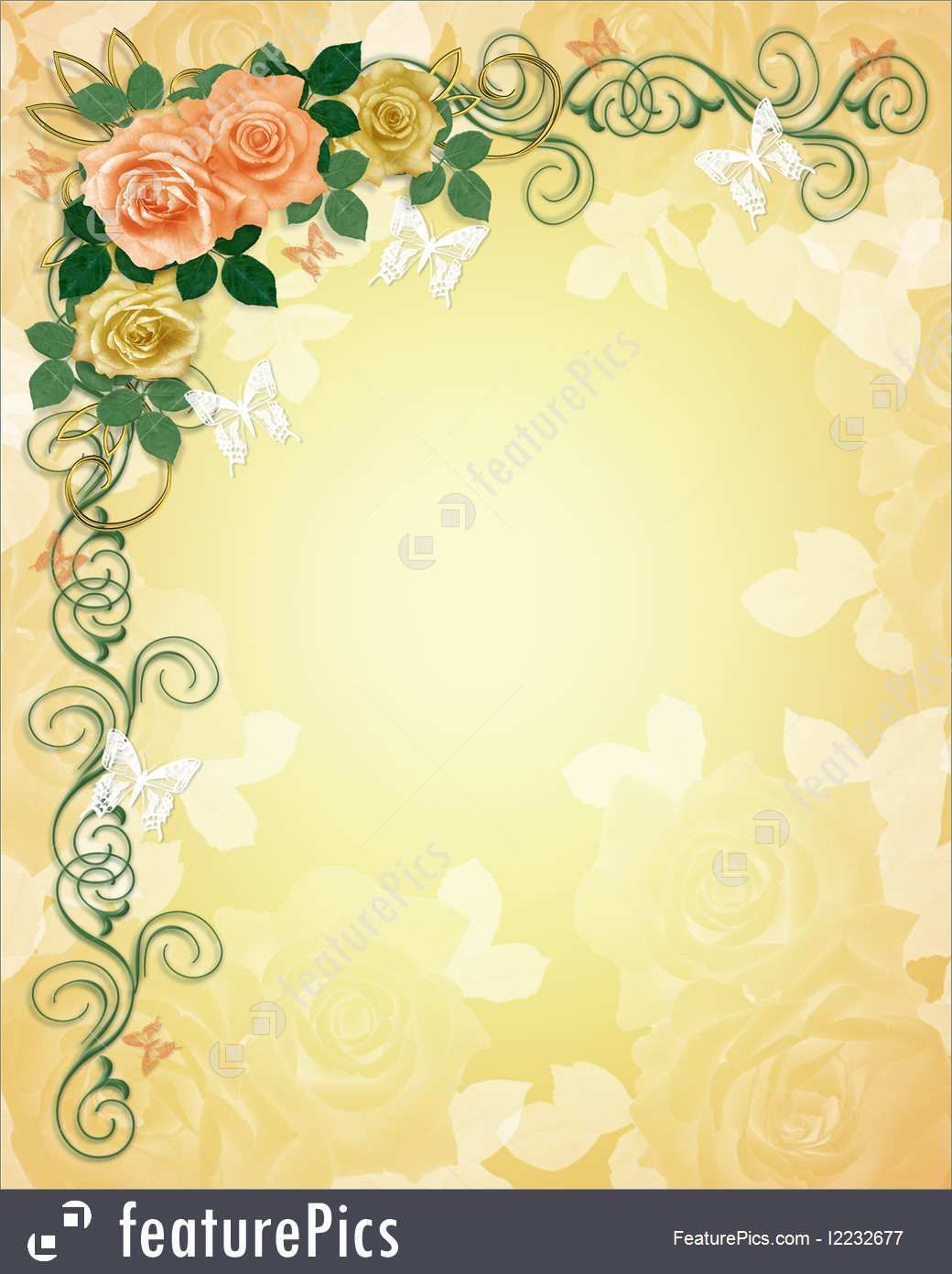 16 Free Wedding Invitation Templates Yellow Layouts with Wedding Invitation Templates Yellow